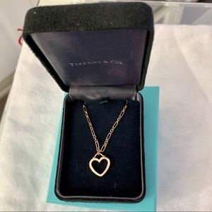 Tiffany & Co Rose Gold Heart Necklace